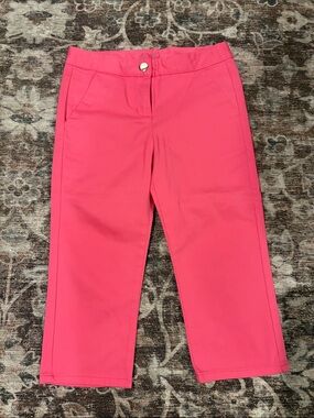 JACADI Pink Cotton Pants Girls Size 4